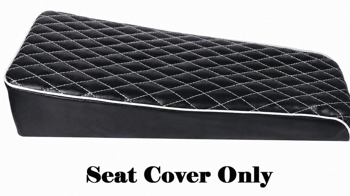Jmchstore White Diamond Stitch Seat Cover For Coleman Ct200u Mini Bike 196cc Baja Db30 Hisun 200cc Trail Cushion Replacement