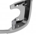 Ecotric Headlights Trim Bezel Pairs Compatible With 1992-1997 F250 F350 Truck 1992-1996 Bronco F150 Pickup Headlamps Chrome