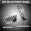 X Autohaux Brake Pedal Pad Gas Accelerator Cover Set Replace For Dodge Challenger 2009-2018 Charger 2009-2019 Chrysler 300