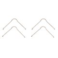 Disc Brake Hardware Set For Genesis G70 2022 2023 Front Position Standard Style Black Alx Pau Df 340 10003 Cla1 