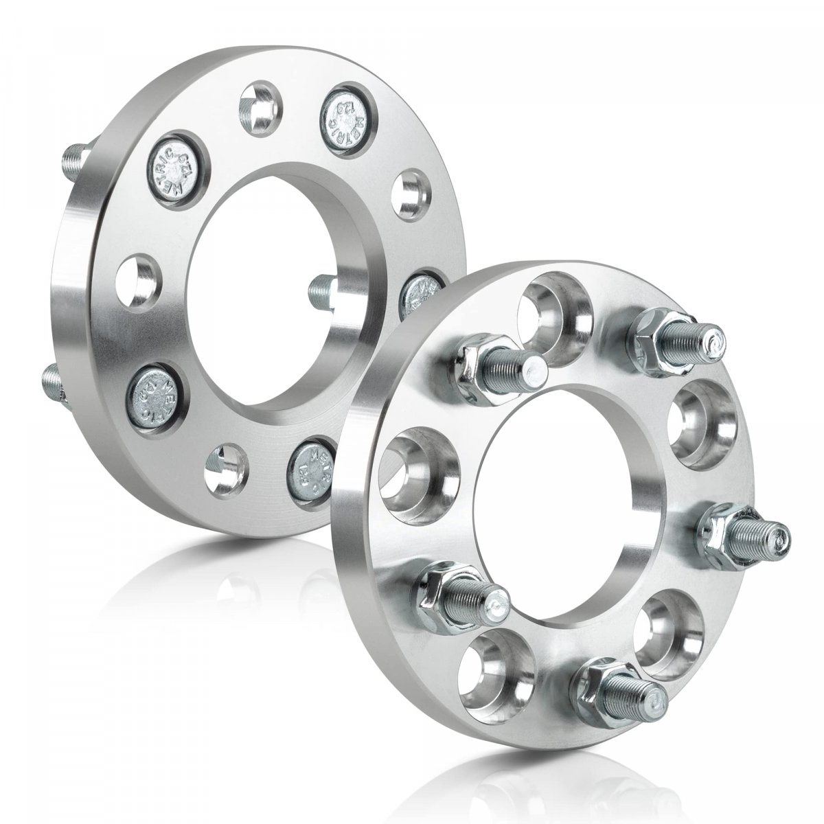 4 Pieces 20mm Wheel Conversion Anodized Silver Adapters Bolt Pattern 5x100 To 5x115 Hub Center Bore 57 1mm 12mm X 1 5 Studs