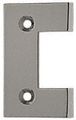 C R Laurence G2bn Crl Brushed Nickel Geneva Series Standard Cover Plate For The Door Side 