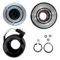 Automotive Air Conditioning Compressor Clutch Ih570-cl For Sanden Style Pxv16 Silver Aluminum Steel And Rubber Construction 