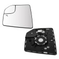 Driver Passenger Side Heated Towing Mirror Glass Fit Ford For F-150 2015-2020 Rear View W Backing Holder