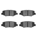 Front Disc Brake Pads For Dodge Nitro 2007 To 2011 4000 Hybridynamic Series Mechanical Wear Sensor 1 79 Inner Pad Height 0 63 