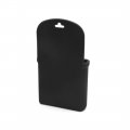 Uxcell Black Silicone Rhombus Texture Car Air Vent Holder Debris Bag Pocket W Hook