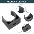 16pcs Pvc Water Pipe Clamps Clips U-shaped Tubing Hose Buckles Irrigation Tube Holder For 25mm Od Tv Trays Hanger Support Gray