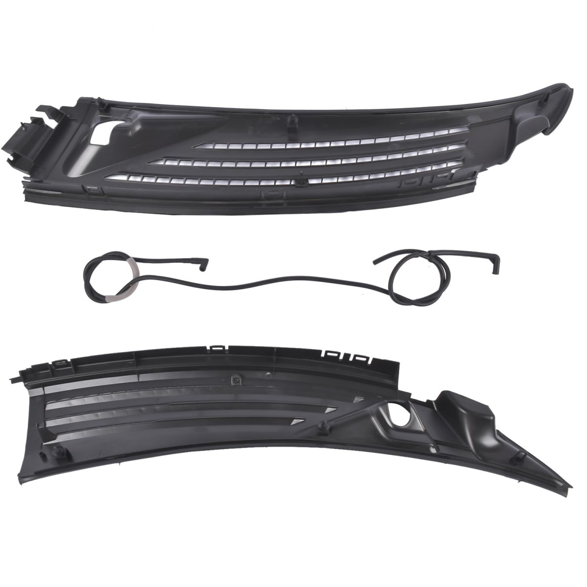 Left Driver Side Right Passenger Windshield Wiper Cowl Panel Grille Set Replacement For Ford F150 2009-2014 Part Bl3z15022a68a