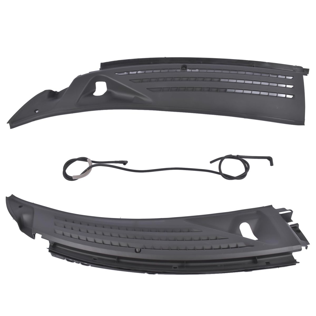 Left Driver Side Right Passenger Windshield Wiper Cowl Panel Grille Set Replacement For Ford F150 2009-2014 Part Bl3z15022a68a