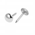 Uxcell Leather Sofa 7mm X 14mm Round Head Upholstery Tack Nail Silver Tone 300pcs