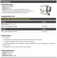 A C Compressor With Clutch R-134a 8 Groove Compatible 1994-2005 Dodge Ram 2500 5 9l 6-cylinder