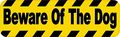 Stickertalk Beware Of The Dog Magnet 10 Inches By 3 