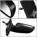 Auto Dynasty To1320232 To1321232 Pair Oe Style Manual Side View Door Mirror Compatible With Toyota Yaris Sedan 07-12