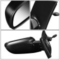 Auto Dynasty To1320232 To1321232 Pair Oe Style Manual Side View Door Mirror Compatible With Toyota Yaris Sedan 07-12