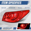 Auto Dynasty In2805101 Led Rear Outer Tail Lights Brake Lamps Compatible With Infiniti Q50 2014-2017 Passenger Right Side