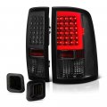 Chrome Smoke Oled Tube Tail Light Full-led Tinted Lens License Plate Lamp Assembly Bundle For 2009-2018 Dodge Ram 1500 2500 