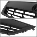 Ac1200115 Factory Style Front Bumper Grill Grille Assembly Compatible With Acura Tsx 2011-2014 Matte Black