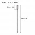Uxcell Metric Thread Tap M14 X 1 5 H2 200mm Extra Long Straight Flute Screw Milling Machine Taps Threading Tapping Repair Tool