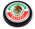 Nayarit Mexico Car Truck Grill Black Badge 3 5 Grille Chrome Emblem