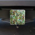 Animal Tree Of Life Monkey Koala Toucan Pattern Tow Trailer Hitch Cover Plug Insert