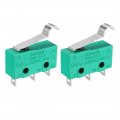 Uxcell 2pcs Kw4-3z-3 5a 250vac Simulated R-lever Type Micro Switches