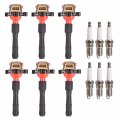 Ena Set Of 6 Energy Ignition Coil With Platinum Spark Plug For Bmw 320ici 3i 325ci 325i 325xi 328ci 330i 525i 528i 530i Z3 2 2l 