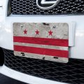 Graphics More Rustic Washington Dc District Of Columbia State Flag Distressed Usa Novelty Metal Vanity Tag License Plate 