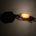 Krator Black Oem Style Racing Mirrors W Turn Signals Compatible With Kawasaki Ninja Zx6r Zx10r Left Right 2004-2010