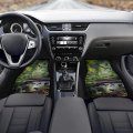 Rainforest Landscape Car Floor Mat Set Universal Fit 4-piece Scenery Automotive Mats All Weather Anti-slip Protectionpets