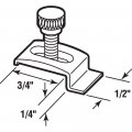 Prime-line Pl 7939 Storm Door Panel Clips With Screws 1 4 In Mill Finish 8 Pack