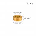 Uxcell 10 Pcs Round Aluminum Standoff Column Spacer 3 1x6x2mm Idxodxh Golden Tone For Drone Fpv Quadcopter Racing Rc