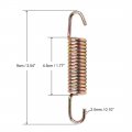 Uxcell 9cm Length Motorcycle Bronze Tone Main Bracket Kickstand Return Spring For C70