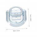 Supvox 3 Pcs Trailer Hitch Tie Down Lashing Ring Anchorown Ds Car Hauler Floor Mount Truck D Rings Heavy Duty Ring Export Hook