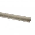 Crl Brushed Nickel 1 2 Aluminum Angle Extrusion 12 Ft Long 