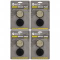 Niche Brake Pad Set For Yamaha Exciter Ii Le Venture Gt Phazer 89j-25911-00-00 Center Organic 4 Pack