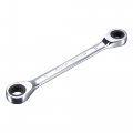 Uxcell Double Box End Ratcheting Wrench 8mm X 9mm Metric 72 Teeth 12 Point Ratchet Spanner Tools Cr-v