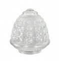 Aspen Creative 23602-01 Clear Pineapple Glass Shade For Lighting Fixture Pendant Wall Lamp 5-1 2 Dia X 5-15 16 H Fitter 3-1 4 