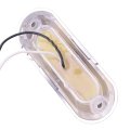 8pcs Set Universal White Clearance Side Marker Light Lamp For Truck Trailer Van Caravan Lorries Waterproof