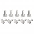 Uxcell T-slot Bolts 20pcs M6x16mm Slot Drop-in Stud Sliding 304 Stainless Steel Shape Screws For T Track