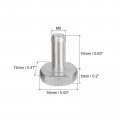 Uxcell T-slot Bolts 20pcs M6x16mm Slot Drop-in Stud Sliding 304 Stainless Steel Shape Screws For T Track