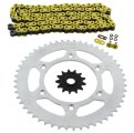 Fits Honda Cr125r 125 R Yellow O Ring Chain Sprocket 13 52 116l