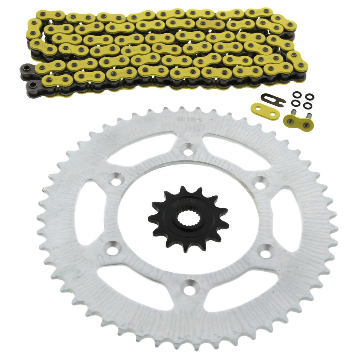 Fits Honda Cr125r 125 R Yellow O Ring Chain Sprocket 13 52 116l