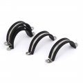 Uxcell 45mm Epdm Rubber Lined U Shaped Saddle Clamp Tube Pipe Clips 5 Pcs