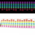 Esupport 45 X 11cm Sound Music Activate Sensor Car Auto Sticker Led Light Equalizer Glow