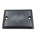 Xkh- Motorcycle Carbon Brake Fluid Reservoir Cap Cover Ninja Engraved Compatible With Kawasaki Ninja 250 500 650r Zx600d Zx600e