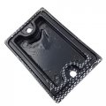 Xkh- Motorcycle Carbon Brake Fluid Reservoir Cap Cover Ninja Engraved Compatible With Kawasaki Ninja 250 500 650r Zx600d Zx600e