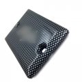 Xkh- Motorcycle Carbon Brake Fluid Reservoir Cap Cover Ninja Engraved Compatible With Kawasaki Ninja 250 500 650r Zx600d Zx600e