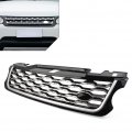 Gzyf Front Upper Bumper Cover Air Intake Radiator Grille Trim Lr116508 For Land Rover Range Sport 2014-2017 Black Chrome