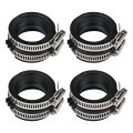 4pcs Carburetor Intake Manifold Pipe For Honda Interceptor 750 Vfr750f 1990-1993 O E M 16211-mt4-000 