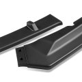 Auto Dynasty 3pcs Stp-style Car Front Bumper Lips Spoiler Wing Body Kit Compatible With Jaguar Xe 16-19 Matte Black